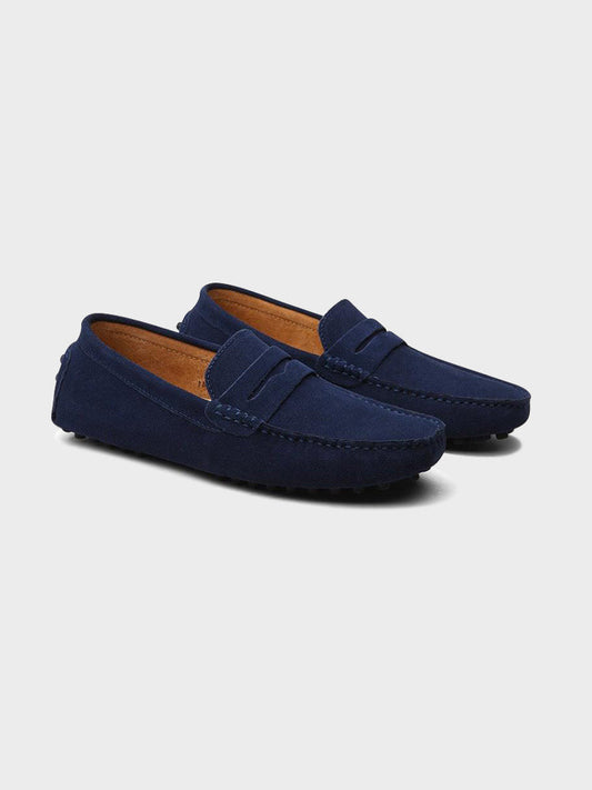 Daan | Suede Penny Loafers