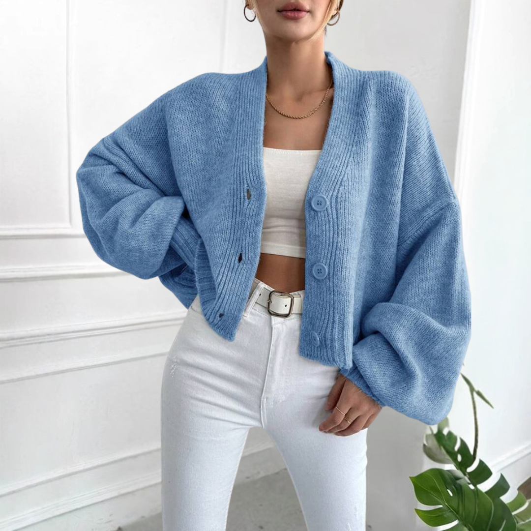 Lumi | Cropped Knit Cardigan