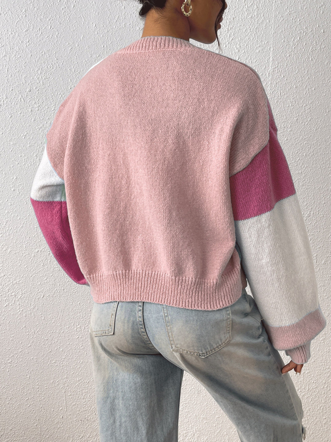 Lena | Colour Block Cardigan