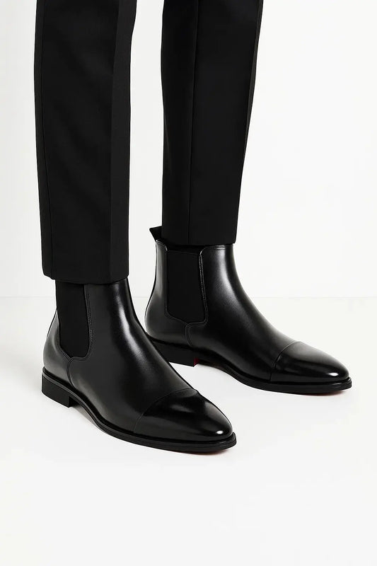 Beau | Men's Cap Toe Chelsea Boots