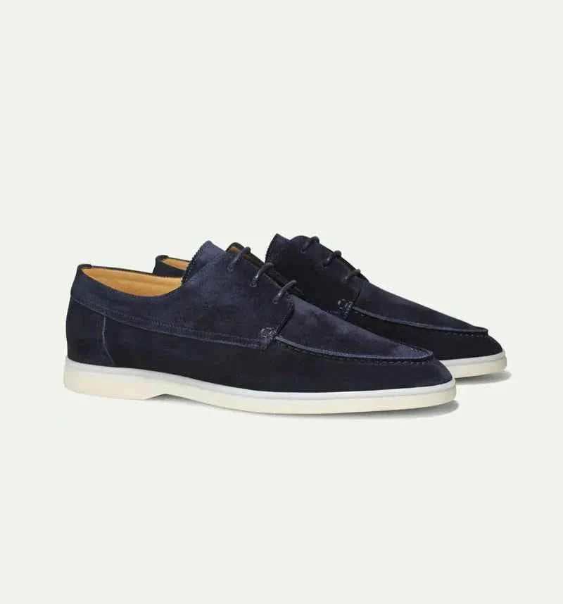 Lars | Suede Boat Loafers