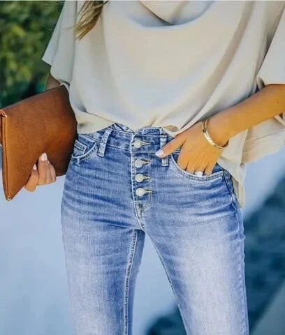 Lotte | Faded Flared Jeans