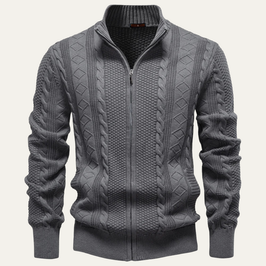 Men's knit cardigan