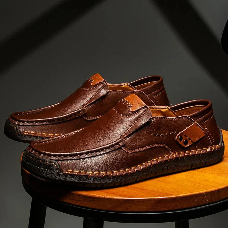 Men's Leather Slip On Loafers