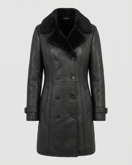 Women's Faux Leather Coat
