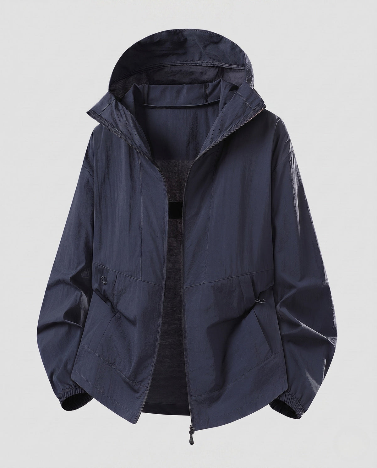 Women's Hooded Zip Jacket in Navy