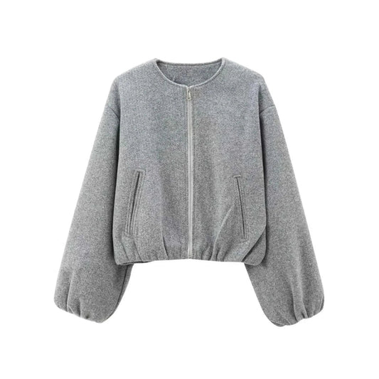 Women's Lightweight Bomber Jacket for Spring