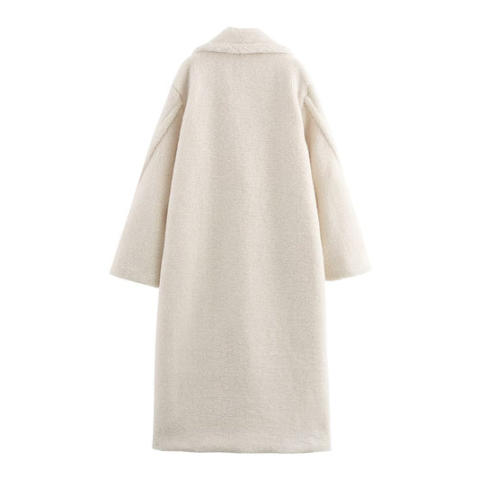 Women's Longline Teddy Coat