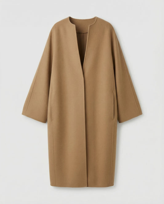 Women's Open Front Longline Coat