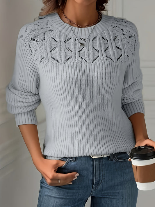 women's knit knit sweater