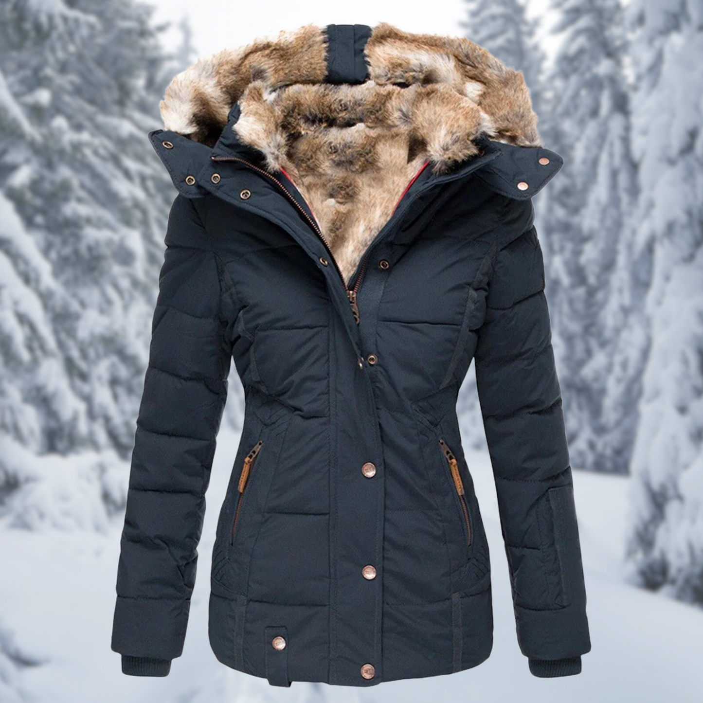 Women's Padded Hooded Parka