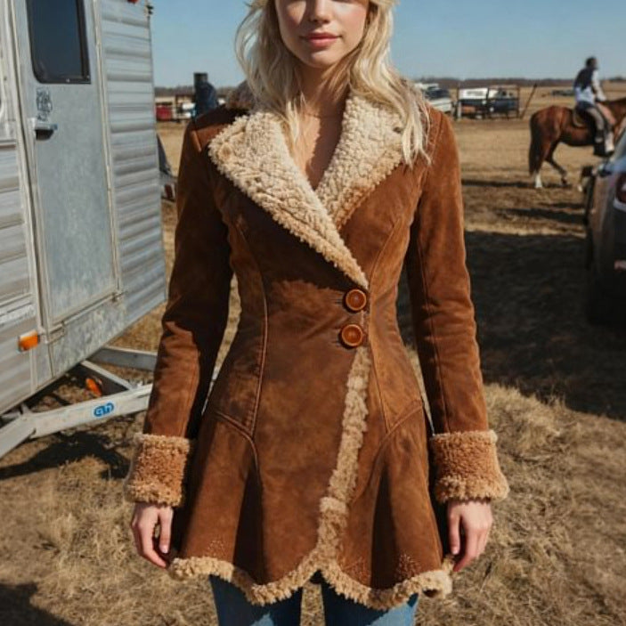 Women's Tailored Flared Coat