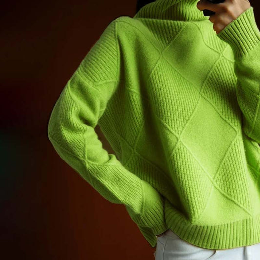 Women's Turtleneck Knit Sweater