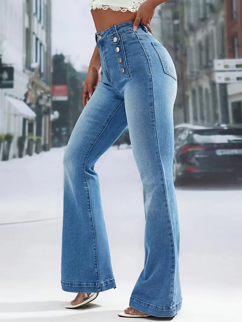 Fleur | High Waist Flared Jeans