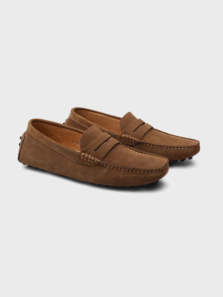 Daan | Suede Penny Loafers