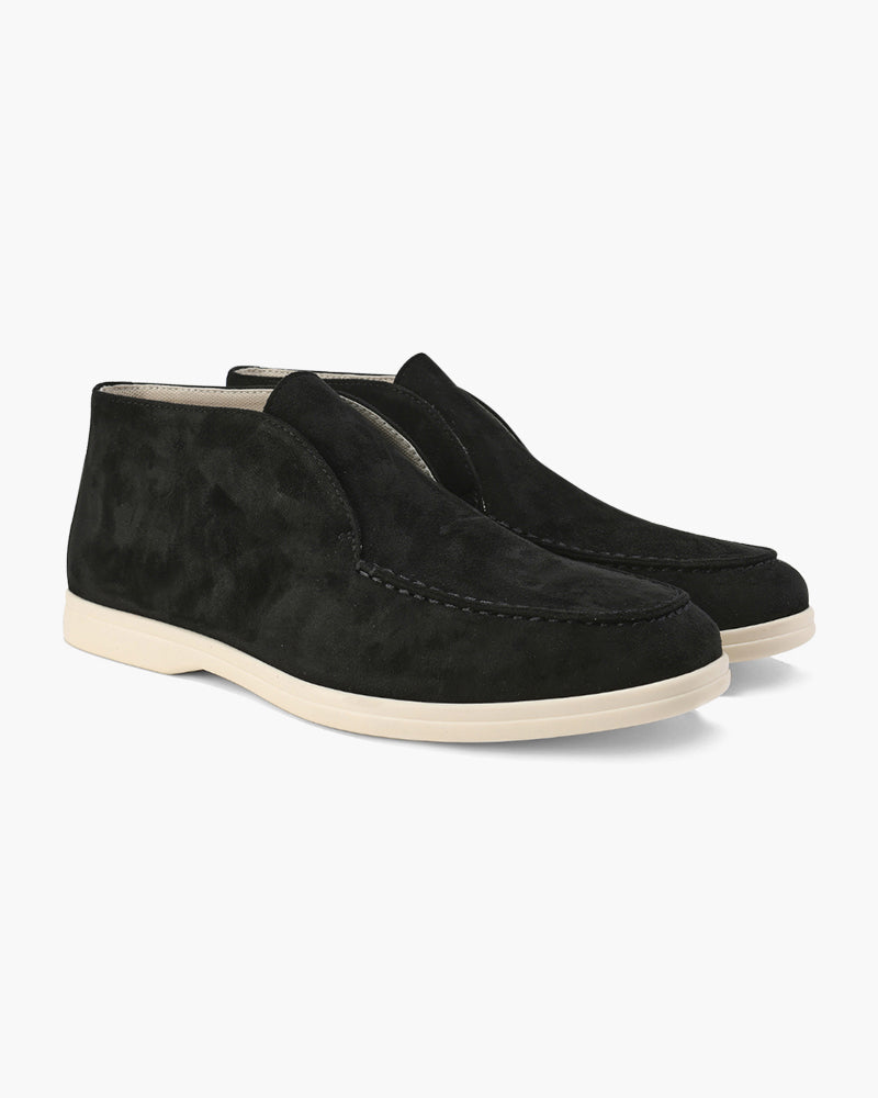 Victor | High Cut Suede Loafers