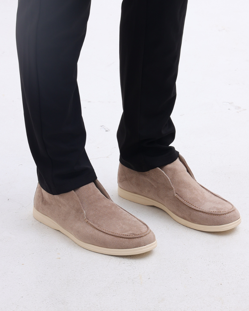 Victor | High Cut Suede Loafers