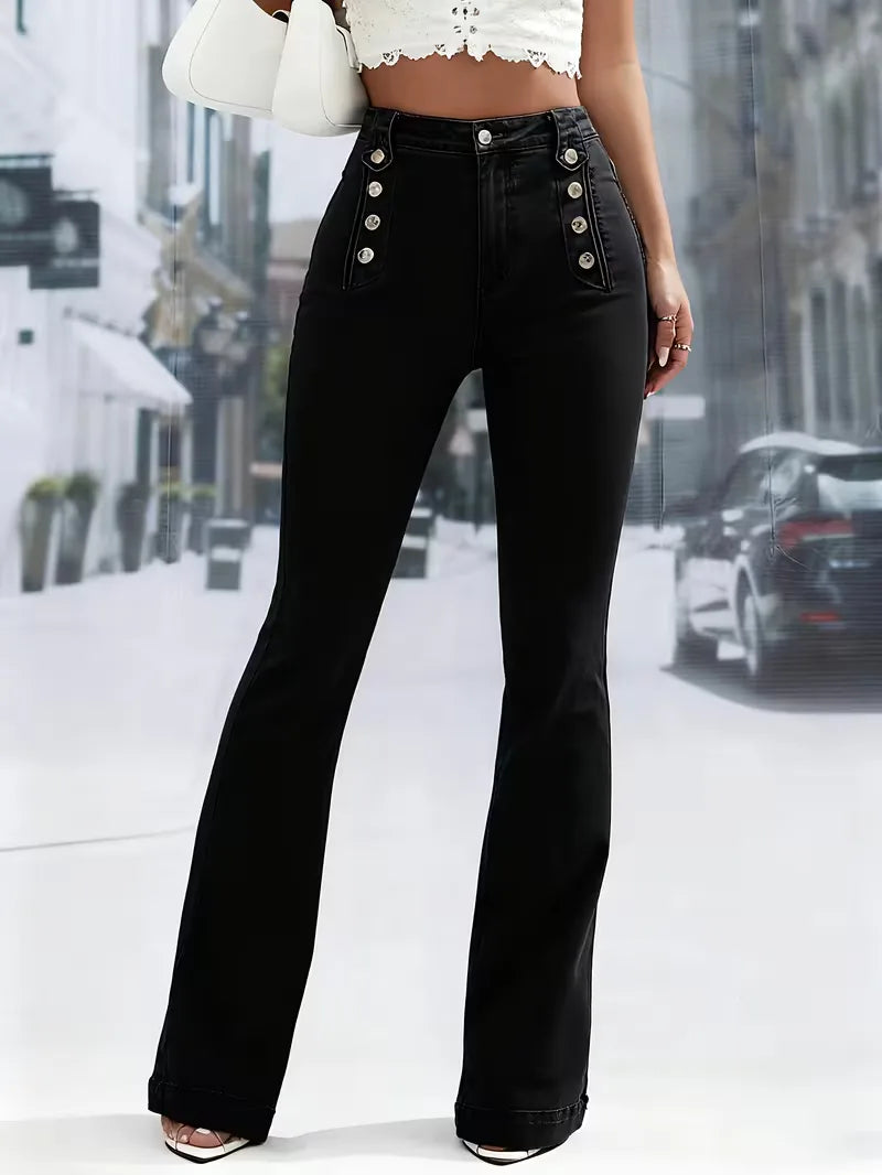 Fleur | High Waist Flared Jeans