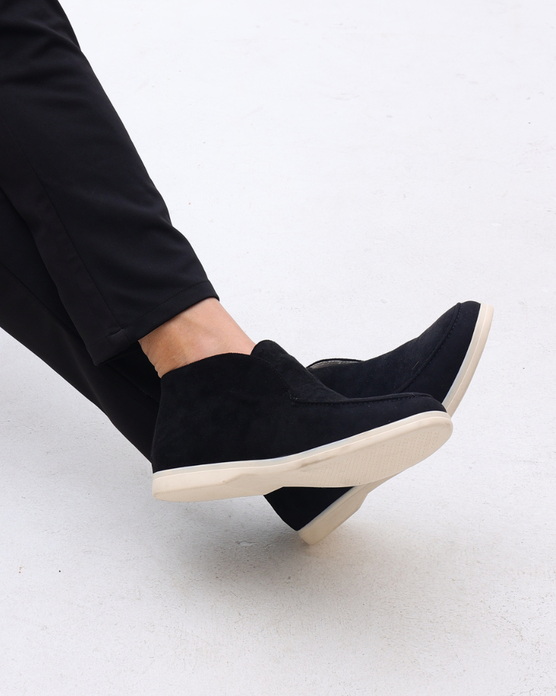 Victor | High Cut Suede Loafers