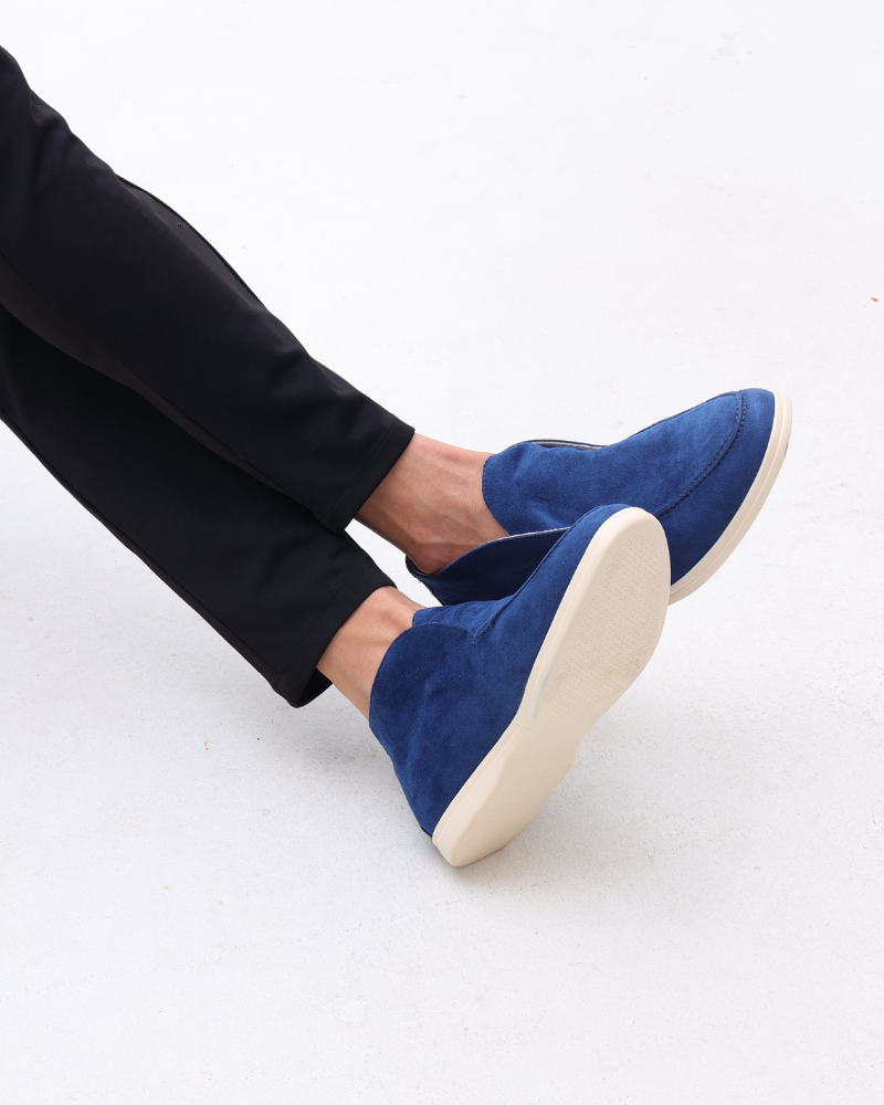 Victor | High Cut Suede Loafers