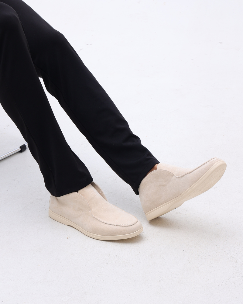 Victor | High Cut Suede Loafers