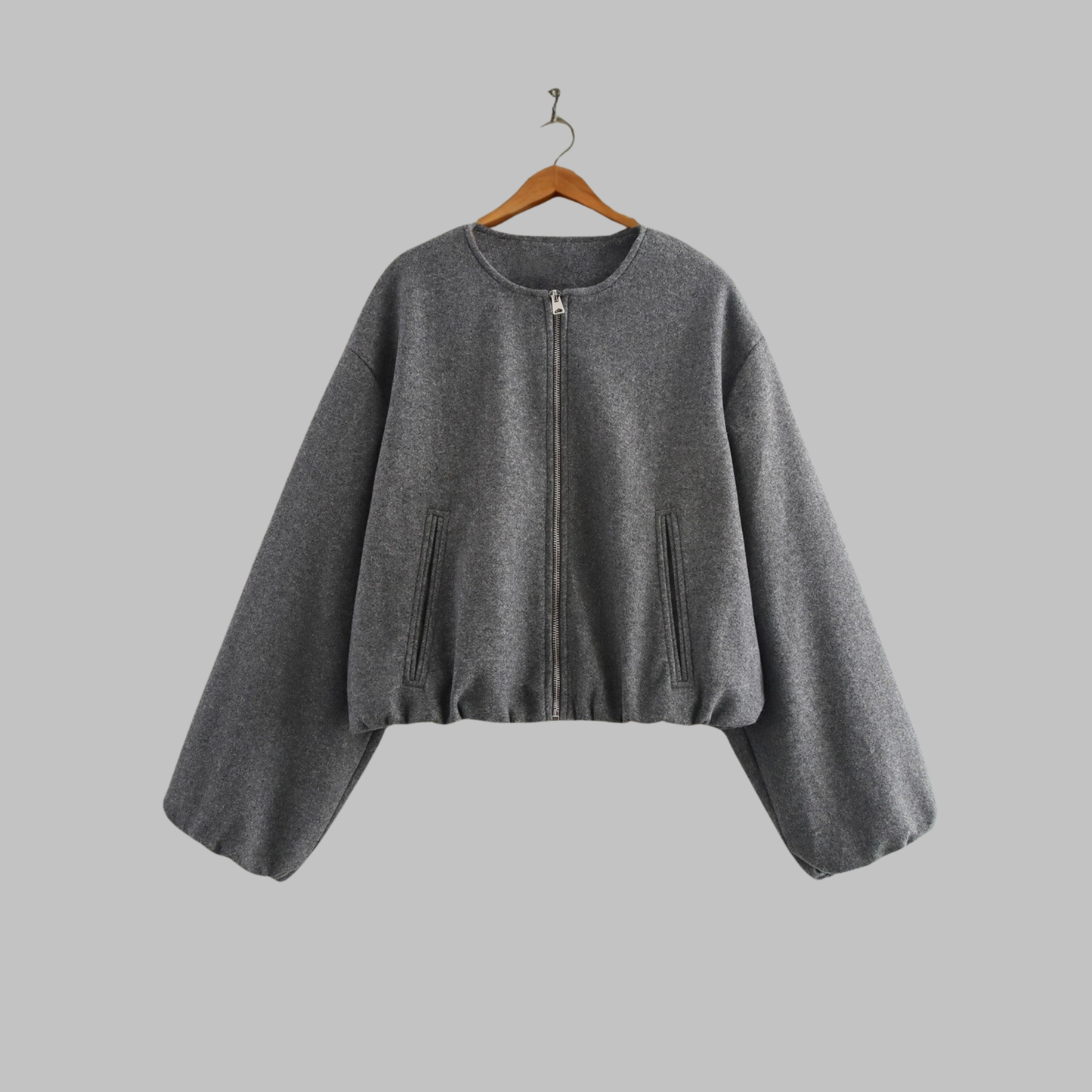 Ovalie | Cropped Zip Jacket