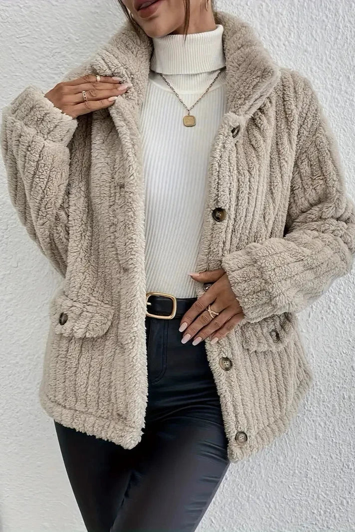 Nova | Plush Button Cardigan