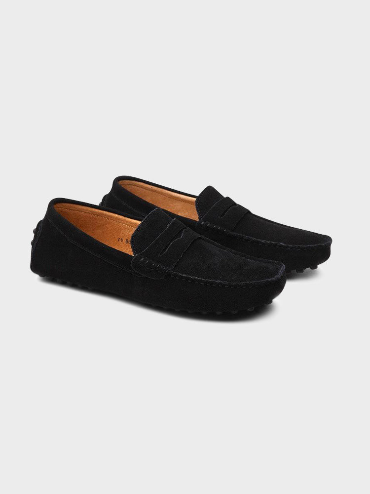 Daan | Suede Penny Loafers