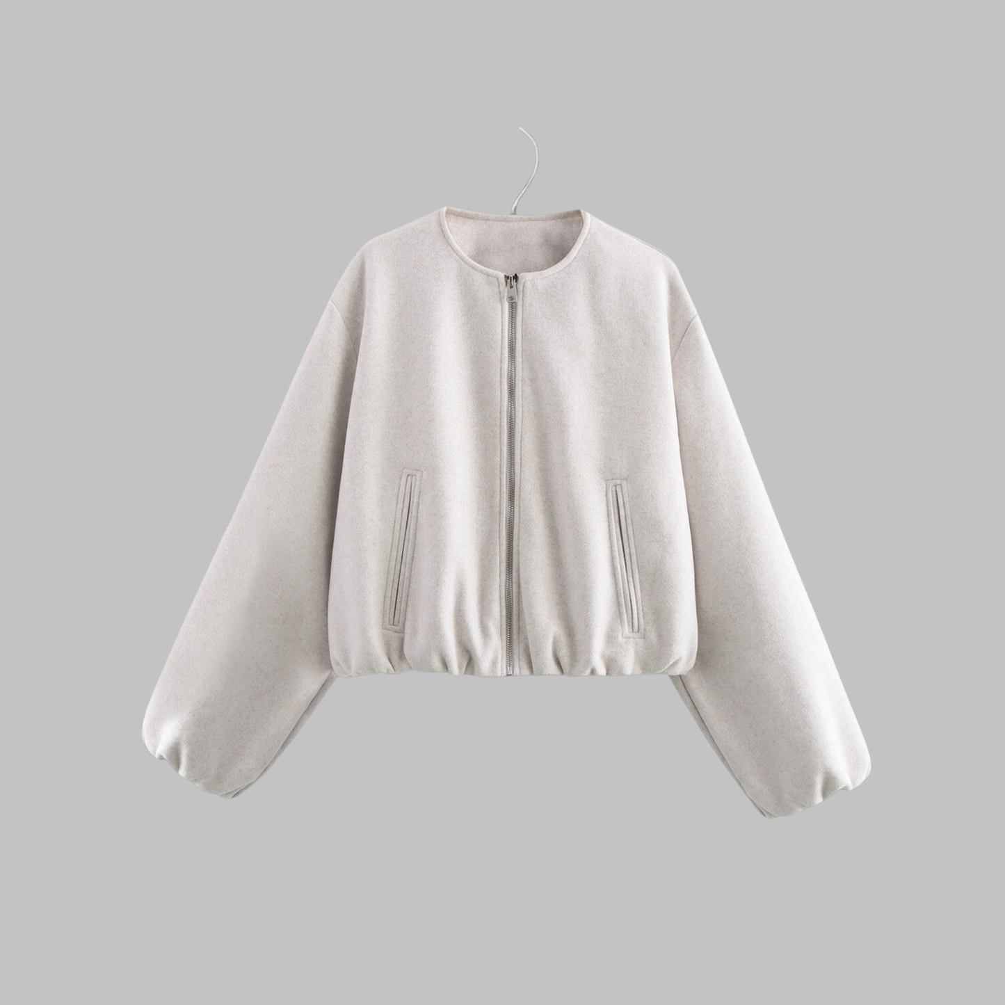 Ovalie | Cropped Zip Jacket