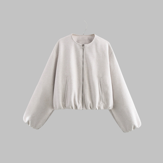 Ovalie | Cropped Zip Jacket