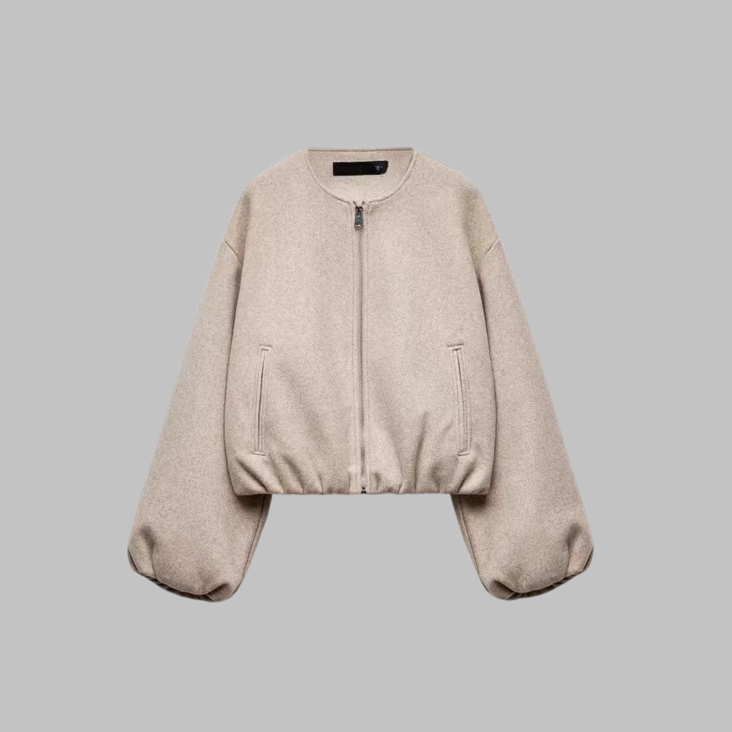 Ovalie | Cropped Zip Jacket
