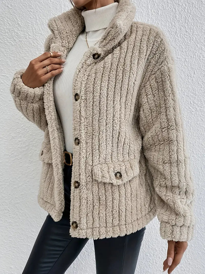 Nova | Plush Button Cardigan