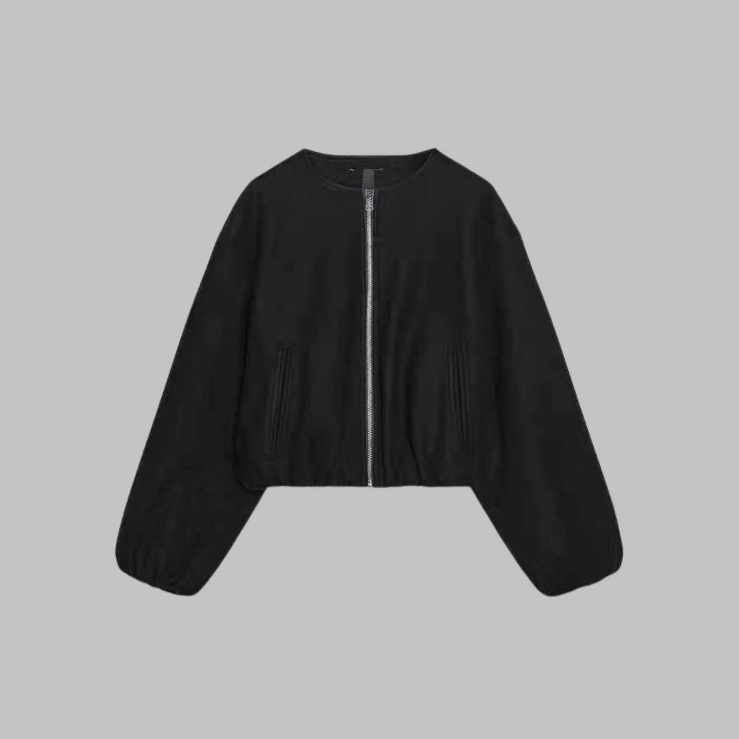 Ovalie | Cropped Zip Jacket