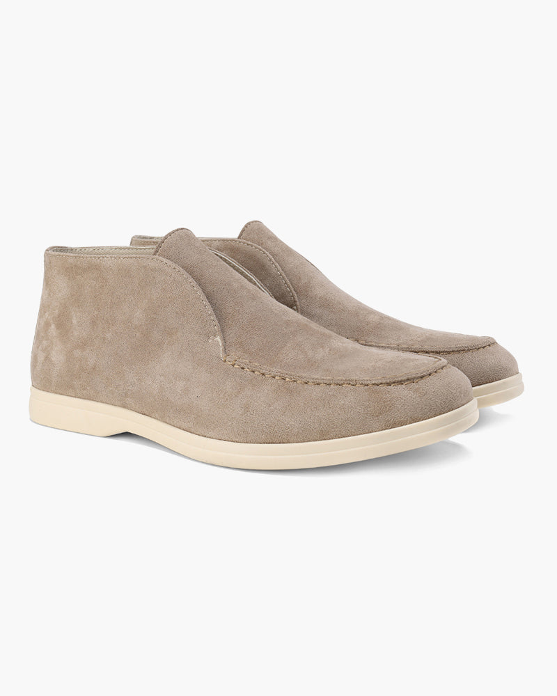 Victor | High Cut Suede Loafers