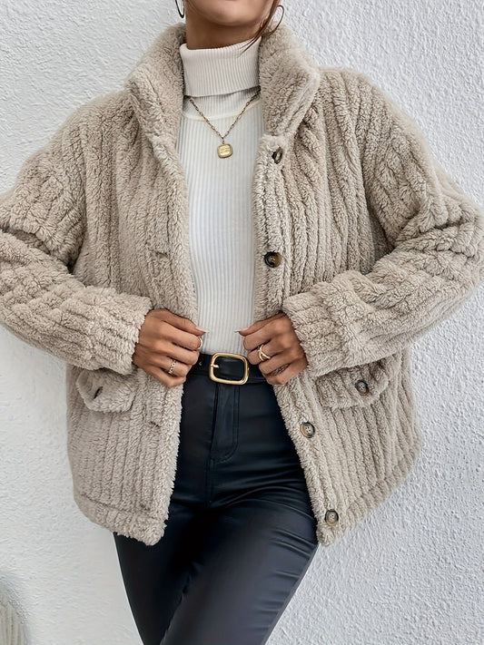 Nova | Plush Button Cardigan