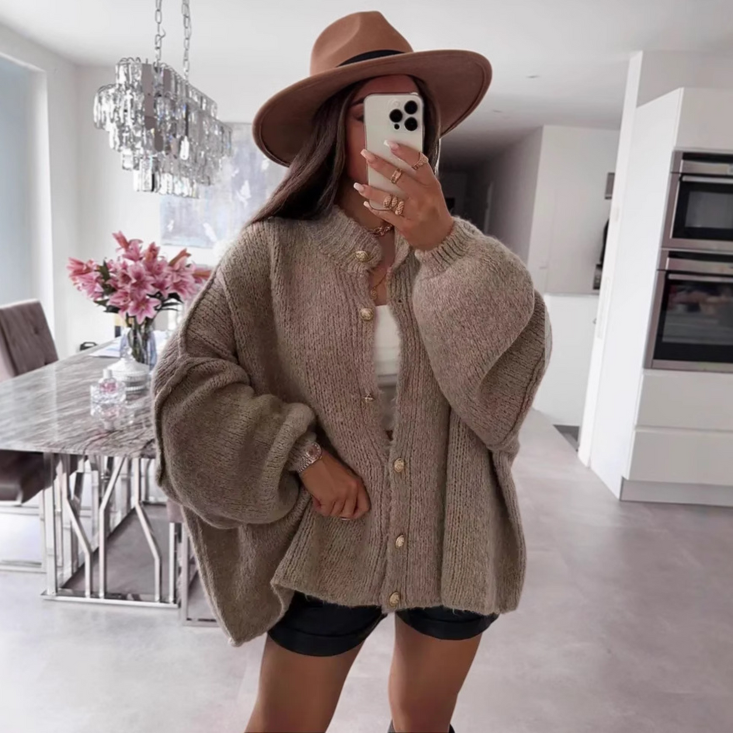 Lettie | Oversized Knit Cardigan