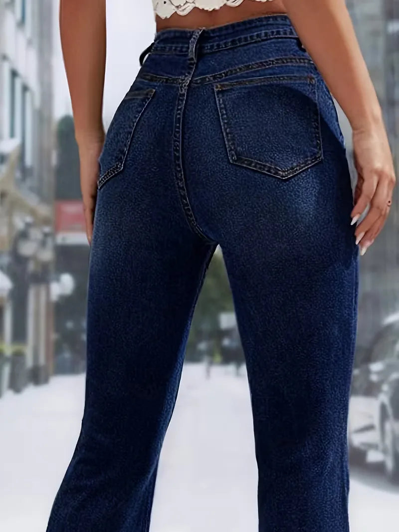 Fleur | High Waist Flared Jeans
