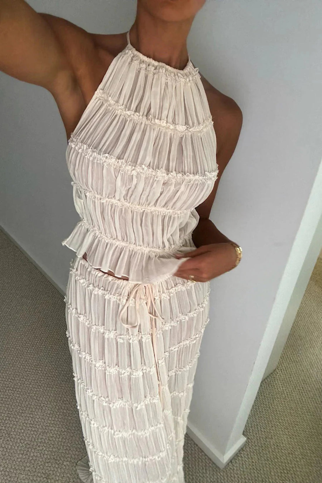 Indy | Halter Top Skirt Set
