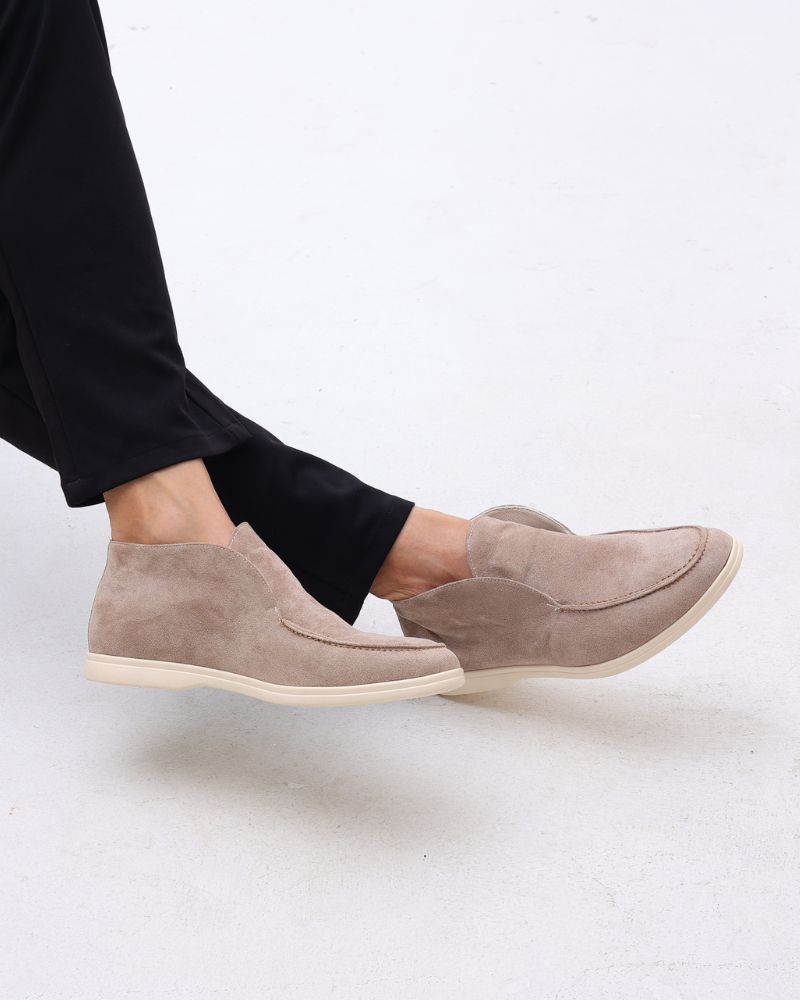 Victor | High Cut Suede Loafers