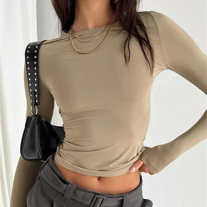 Elspeth | Fitted Long Sleeve Top
