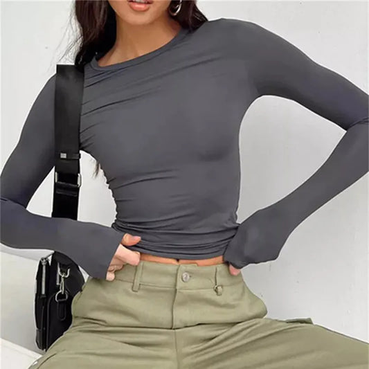 Elspeth | Fitted Long Sleeve Top