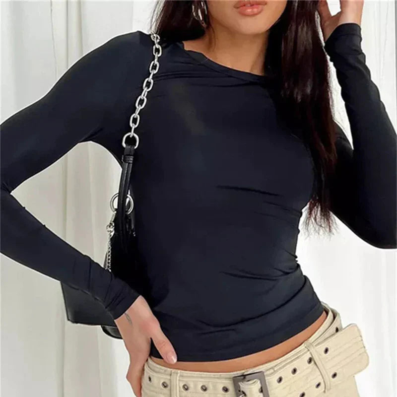 Elspeth | Fitted Long Sleeve Top