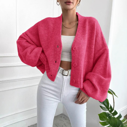 Lumi | Cropped Knit Cardigan