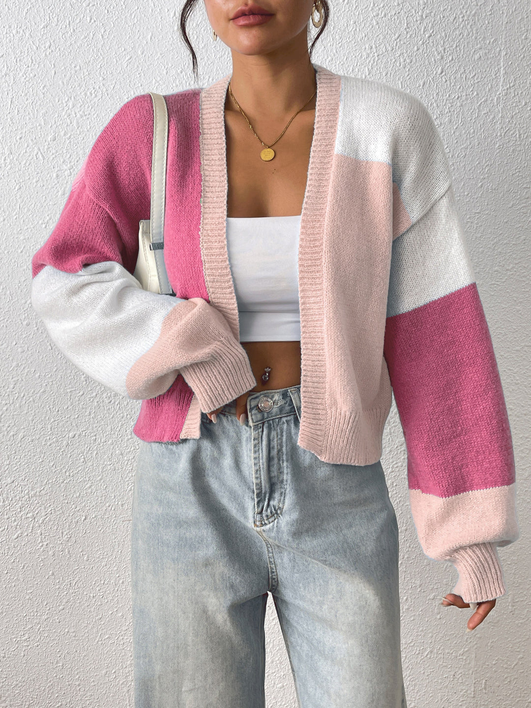 Lena | Colour Block Cardigan