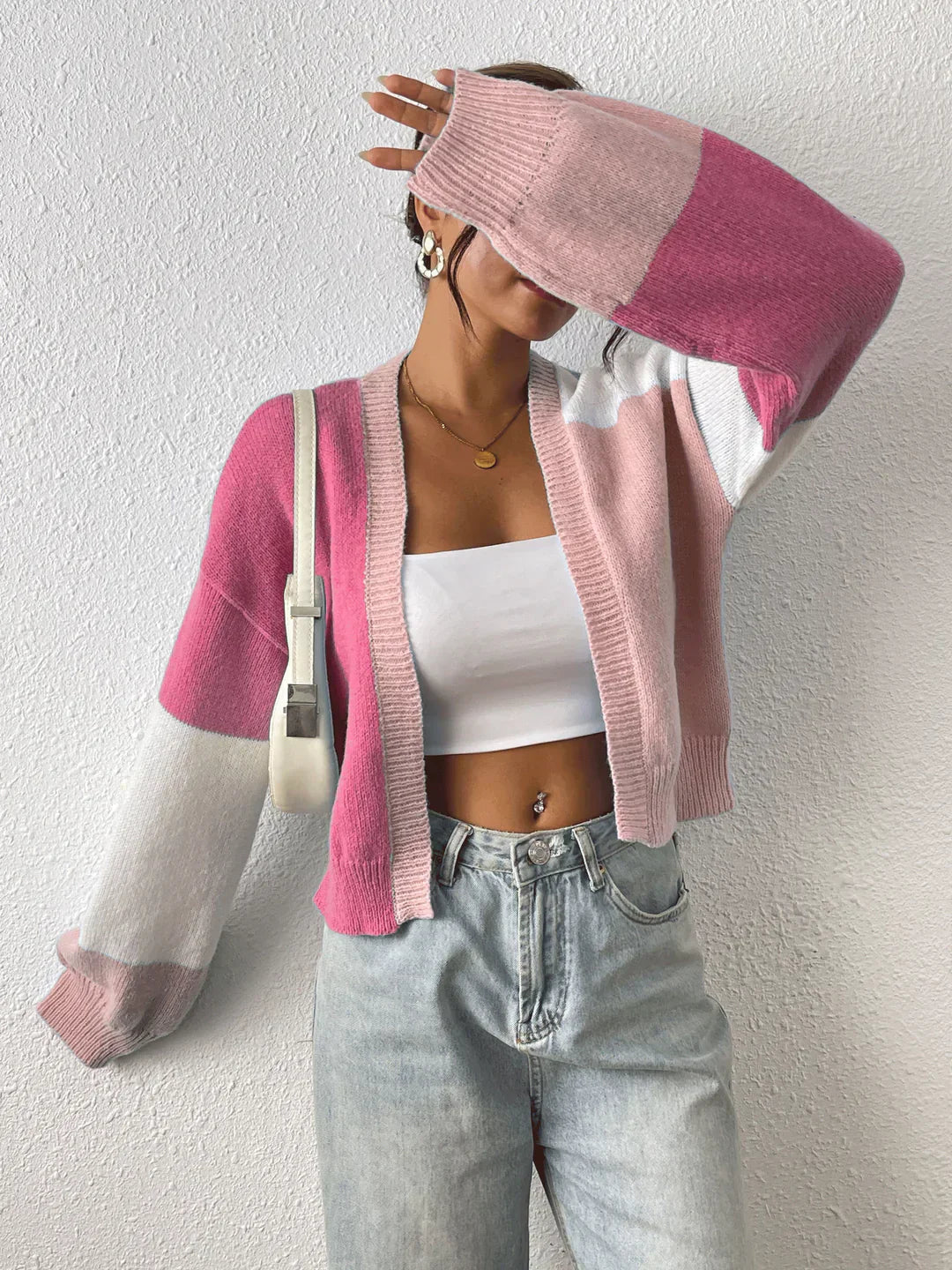 Lena | Colour Block Cardigan