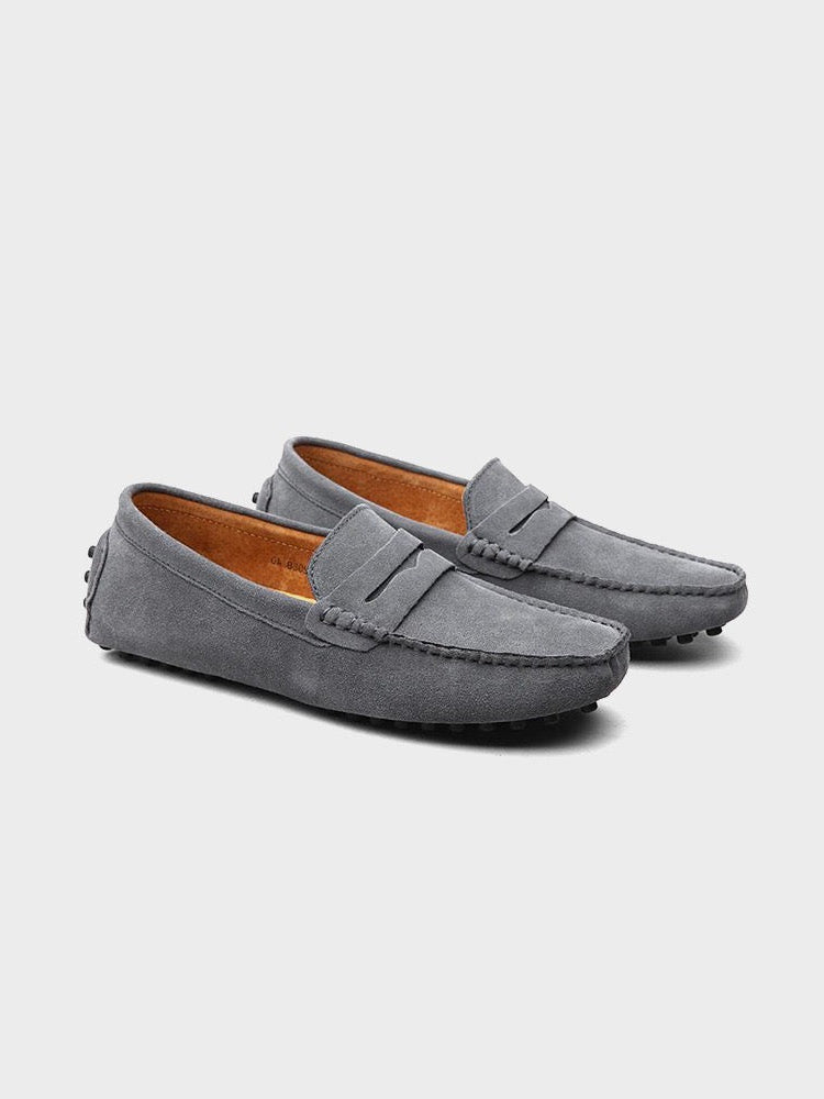 Daan | Suede Penny Loafers