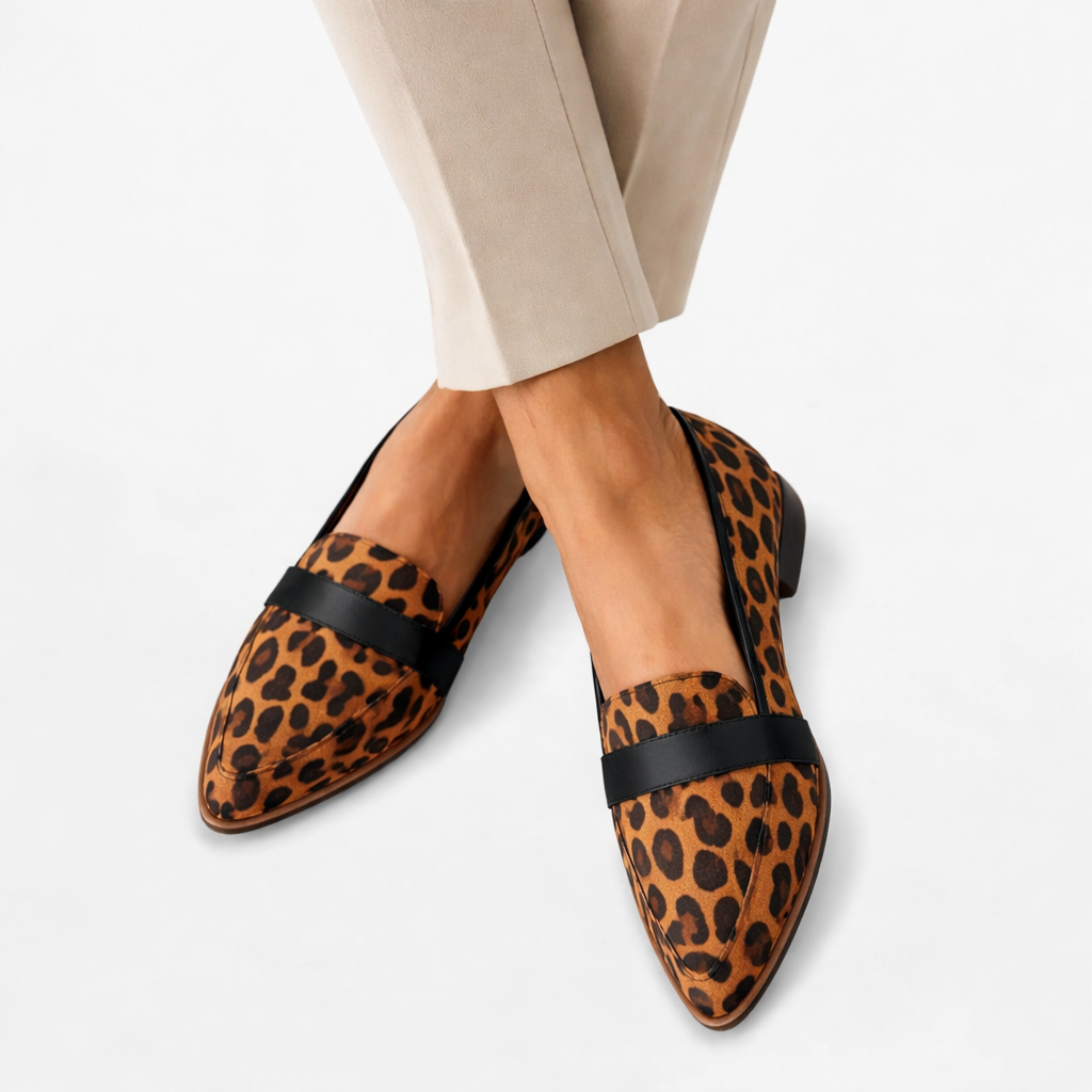 Isla | Pointed Suede Loafers