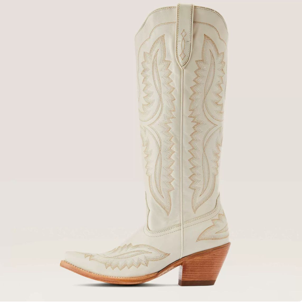 Ivory | Sculpted Heart Western Boot