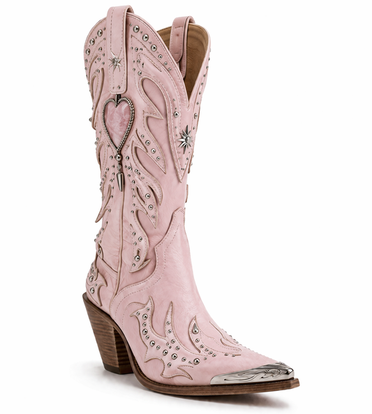Blush | Sculpted Heart Western Boot
