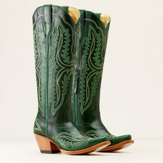 Olive | Sculpted Heart Western Boot